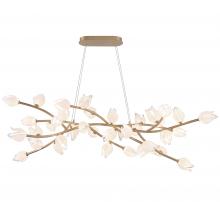 Lib & Co. CA 10116-03 - Belluno, 37 Light Oval LED Chandelier, Champagne gold