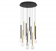 Lib & Co. CA 10144-023 - Positano, 11 Light Round LED Chandelier, Mixed