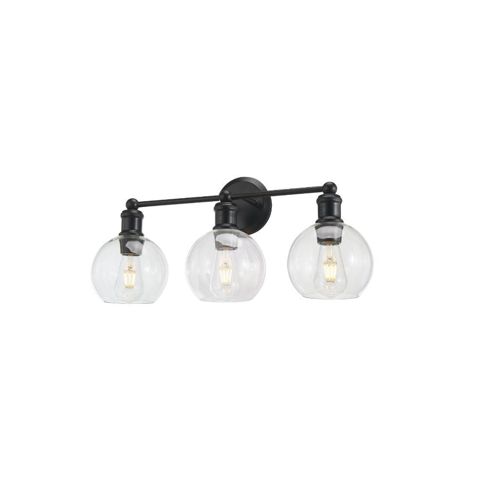 Avista Ash Vanity Wall Light 3-Light Black