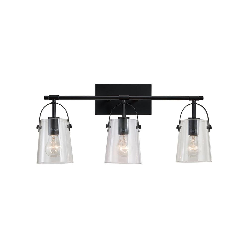 Avista Arden Vanity Wall Light 3-Light Black