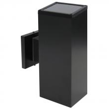 Avista Lighting Inc A1003S-BK - Avista Cylinder Outdoor Wall Sconce Black -Square 10"