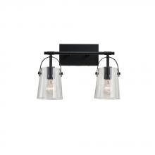 Avista Lighting Inc A4312BK - Avista Arden Vanity Wall Light 2-Light Black