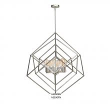 Avista Lighting Inc A5930BN - Avista Geometric 30" Chandelier Brushed Nickel