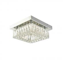 Avista Lighting Inc F1712CH - Avista Gem Flush Mount 12" Square Chrome -LED