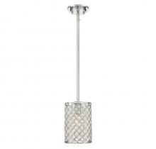 Savoy House Meridian CA M70017CH - 1-Light Mini Pendant in Chrome