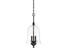 Savoy House Meridian CA M70064MBK - 3-Light Pendant in Matte Black