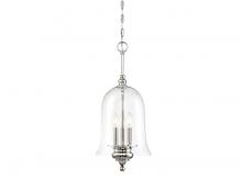 Savoy House Meridian CA M70064PN - 3-Light Pendant in Polished Nickel