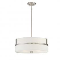 Savoy House Meridian CA M70102BN - 4-Light Pendant in Brushed Nickel