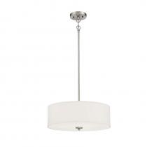 Savoy House Meridian CA M70109BN - 3-Light Pendant in Brushed Nickel