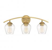 Savoy House Meridian CA M80032NB - 3-Light Bathroom Vanity Light in Natural Brass