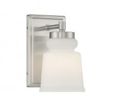 Savoy House Meridian CA M90073BN - 1-Light Wall Sconce in Brushed Nickel