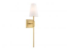 Savoy House Meridian CA M90114NB - 1-Light Wall Sconce in Natural Brass