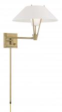  6671-AN-TW - Cody Swing Arm Wall Sconce - Antique Brass