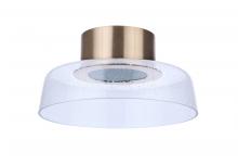 Craftmade 55181-SB-LED - Centric 12.5" LED Flushmount in Satin Brass