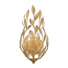 Crystorama 561-GA - Broche 1 Light Antique Gold Sconce