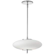 Dainolite MAD-121LEDP-PC - 16W Pendant, PC w/ Opal Glass