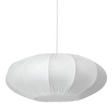 Dainolite ZOE-221P-WH-900 - 1LT Zoey Pendant White Shade, Fabric Diff, White