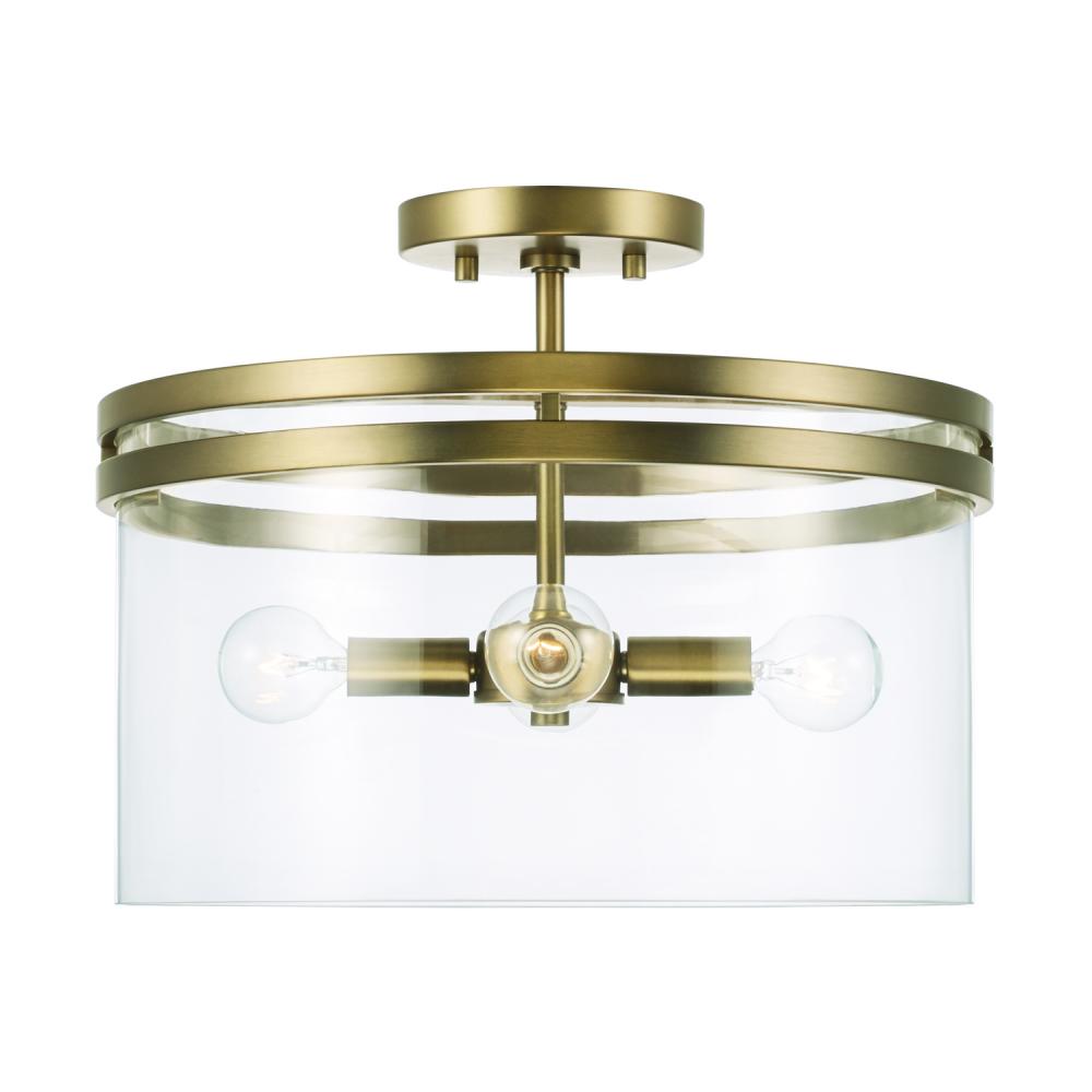 4 Light Dual Mount Semi-Flush/Pendant