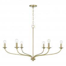 Capital Canada 449961MA - 6 Light Chandelier