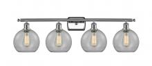 Innovations Lighting 516-4W-PC-G122 - Athens - 4 Light - 38 inch - Polished Chrome - Bath Vanity Light