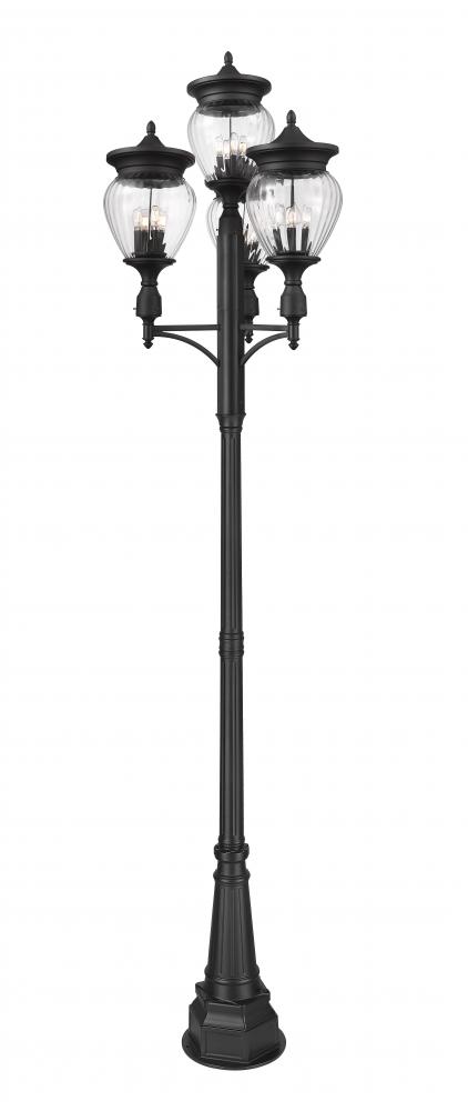 4 Light Outdoor Post Mounted Fixture