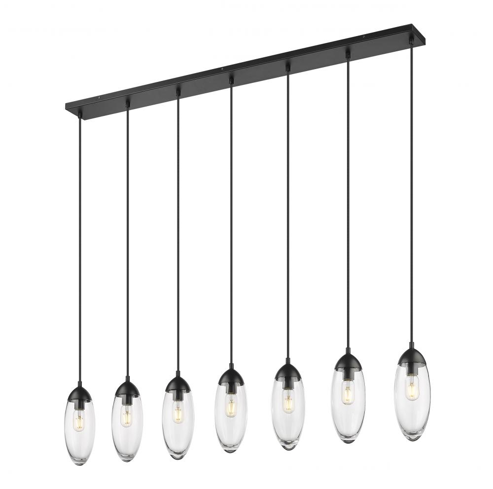 7 Light Linear Chandelier