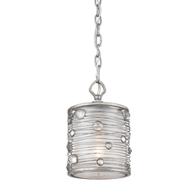 Golden Canada 1993-M1L PS - Joia Mini Pendant in Peruvian Silver with Sterling Mist Shade