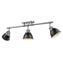 Golden Canada 3602-3SF PW-BLK - Duncan Semi-Flush - Track Light