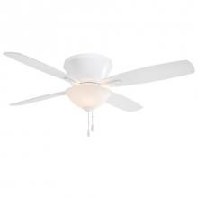  F533L-WH - 52" HUGGER FAN W/ LED BULB