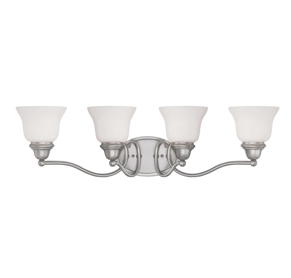 Yates 4-Light Bathroom Vanity Light in Pewter