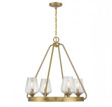 Savoy House Canada 1-3392-4-322 - Carlton 4-Light Chandelier in Warm Brass