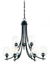 Savoy House Canada 1-4033-9-BK - Octave 9-Light Chandelier in Black