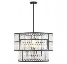 Savoy House Canada 7-2224-5-89 - Rohe 5-Light Pendant in Matte Black