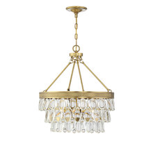 Savoy House Canada 7-8700-4-322 - Windham 4-Light Pendant in Warm Brass