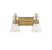 Savoy House Canada 8-1830-2-322 - Lakewood 2-Light Bathroom Vanity Light in Warm Brass