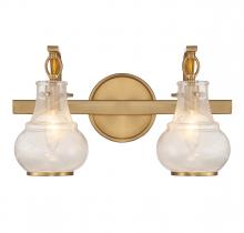 Savoy House Canada 8-4417-2-322 - Adams 2-Light Bathroom Vanity Light in Warm Brass