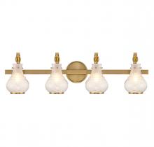 Savoy House Canada 8-4417-4-322 - Adams 4-Light Bathroom Vanity Light in Warm Brass