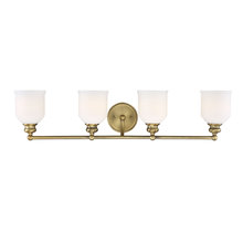 Savoy House Canada 8-6836-4-322 - Melrose 4-Light Bathroom Vanity Light in Warm Brass