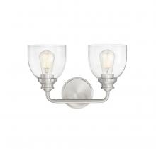 Savoy House Canada 8-7205-2-SN - Vale 2-Light Bathroom Vanity Light in Satin Nickel