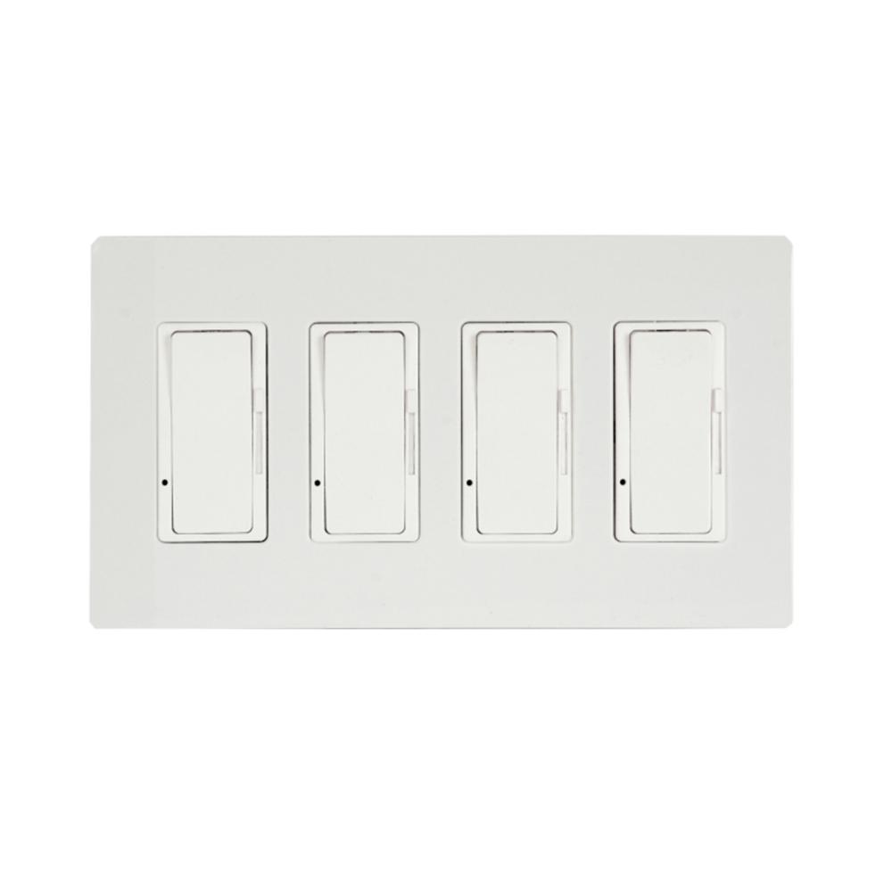 Eurofase EFSWD4 Dimmer with White Screwless Plate and Box