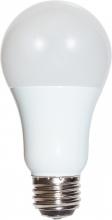 Satco Products Inc. S9317 - 3 Watt/9 Watt/12 Watt; A19 LED; 3-way; Frosted; 3000K; Medium base; 220 deg. Beam Angle; 120 Volt