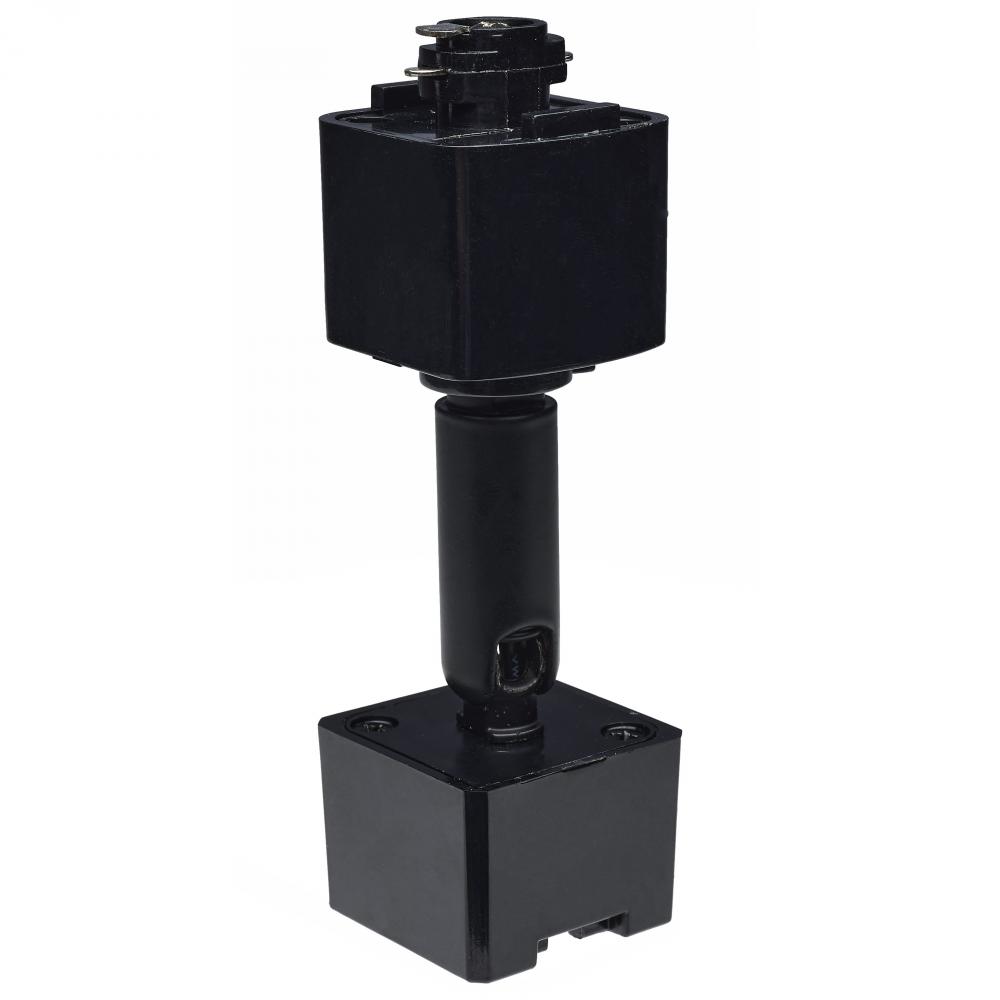 Sloped Ceiling Track Adapter; Black Finish