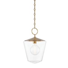 Hudson Valley 8312-AGB - 1 LIGHT LARGE PENDANT