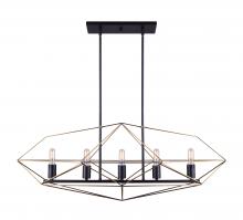 Canarm ICH676A05BKG40 - GREER 5 Light Chandelier