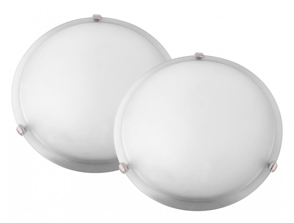 2 Light Flush Mount 6 pack