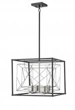 Whitfield CH400-16BKSS - 4 Light Chandelier