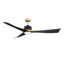 Kendal AC31462-BLK/BRS - 62" ADJ. CCT LED CEILING FAN - DC MOTOR