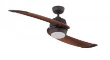 Kendal AC21152-BBZ - ELLIPSE 52 in. LED 2-blade Barcelona Bronze Ceiling Fan