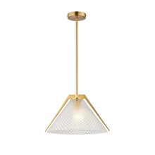 Artcraft AC11911BR - Baltic Collection 1-Light Pendant Brass