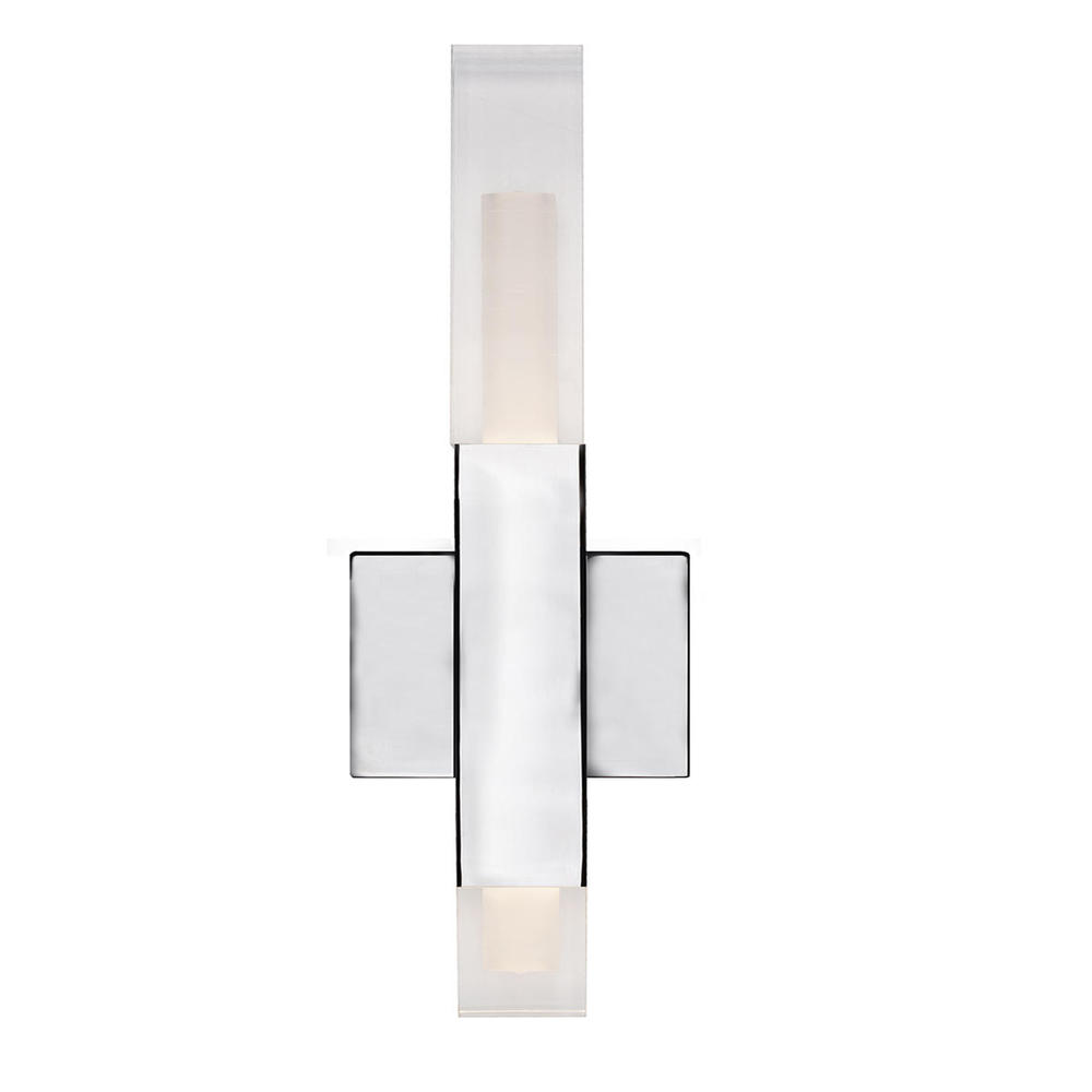 Martelo 18-in Chrome LED Wall Sconce